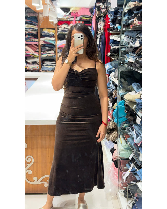 Sweetheart Velvet Sculpt Dress
