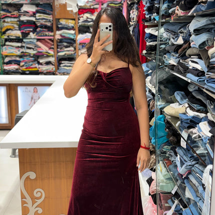 Sweetheart Velvet Sculpt Dress