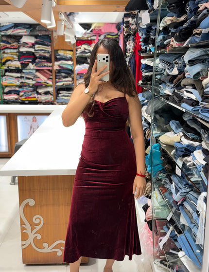 Sweetheart Velvet Sculpt Dress