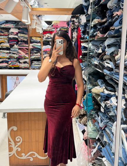 Sweetheart Velvet Sculpt Dress
