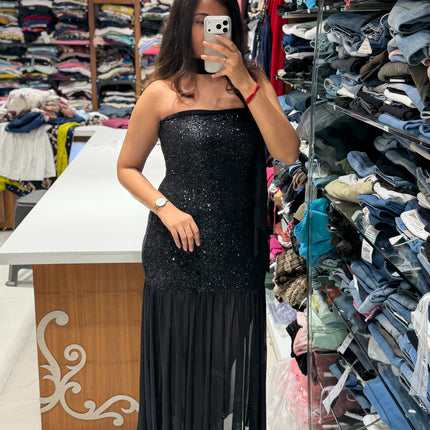 Celeste Sequin Maxi Dress