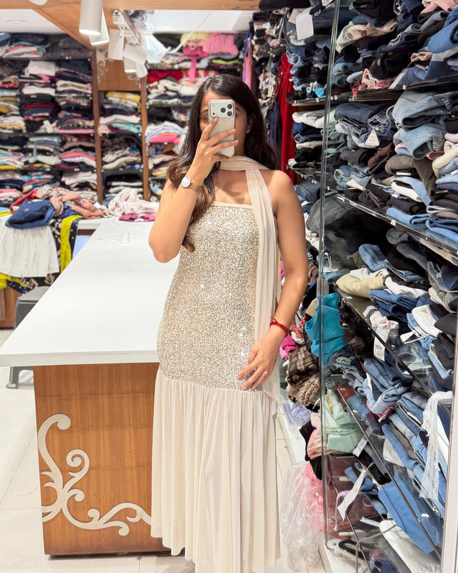 Celeste Sequin Maxi Dress