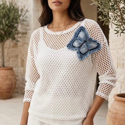 Butterfly Mesh Top