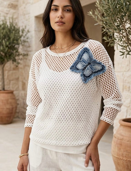 Butterfly Mesh Top
