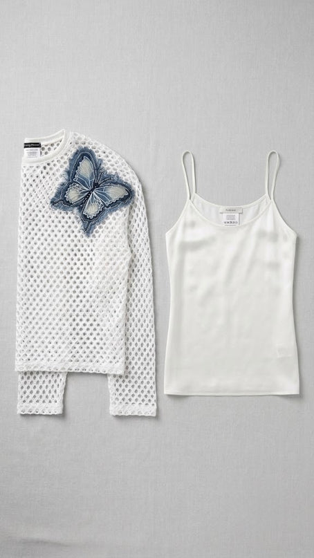 Butterfly Mesh Top