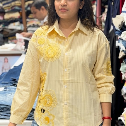 Floral Stitch Shirt