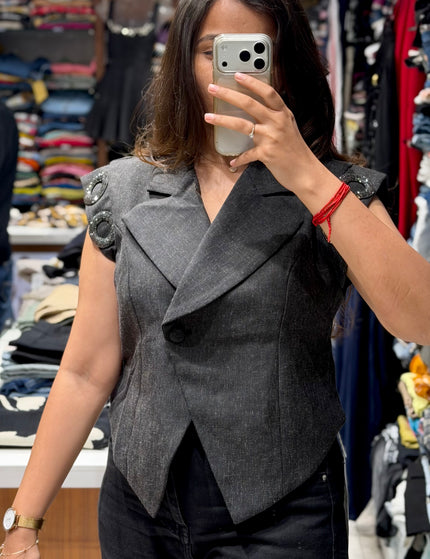 Aria Tailored Blazer Top