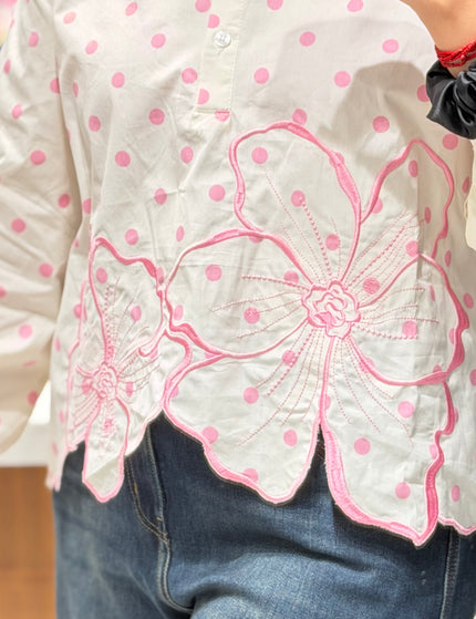 Blossom Dot Detail Shirt
