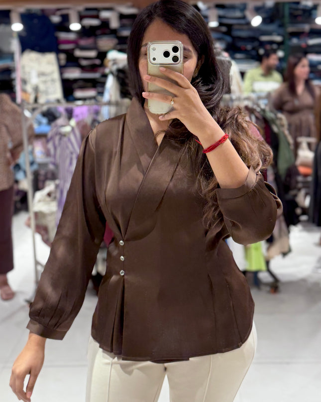 Celeste Tailored Cinch Top
