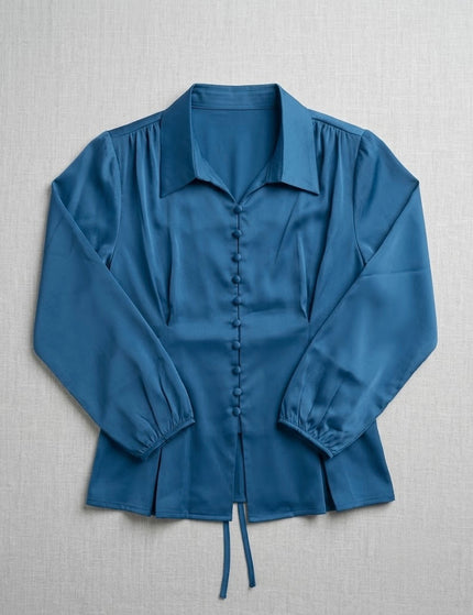 Sculpted Pleat Blouse