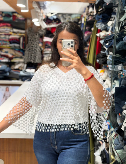 Serene Fringe Dazzle Top