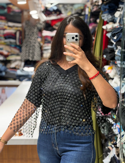 Serene Fringe Dazzle Top