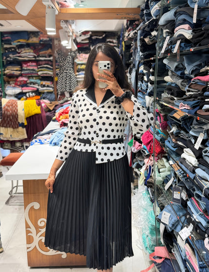 Polka Affair Dress – Free Size (M to 3XL)