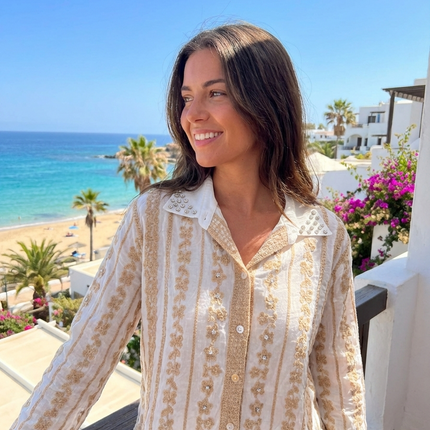 Signature Diamond Studded Shirt