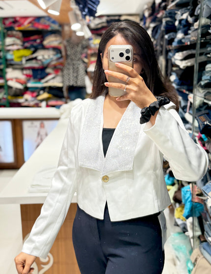 Glint Cropped Blazer