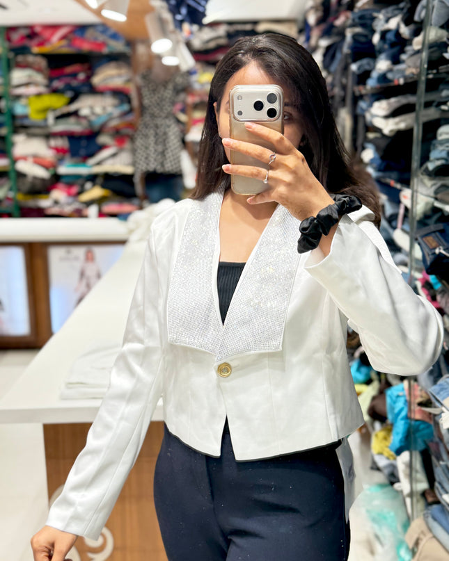 Glint Cropped Blazer