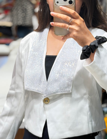 Glint Cropped Blazer