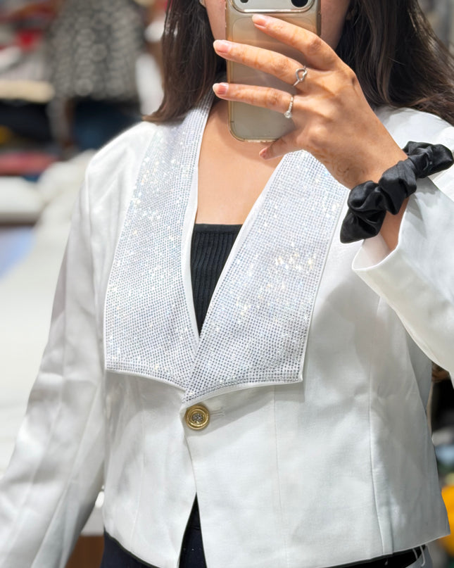 Glint Cropped Blazer