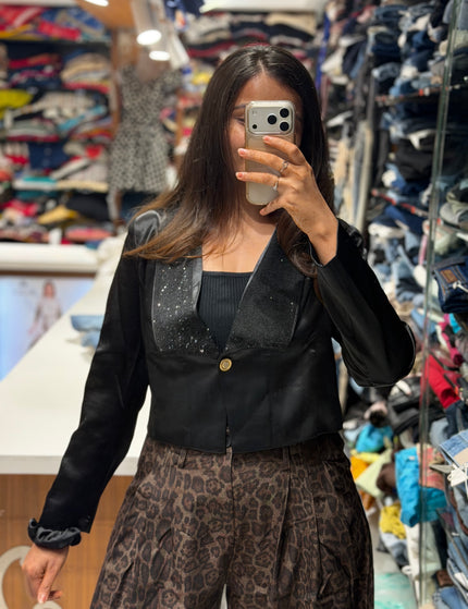 Glint Cropped Blazer