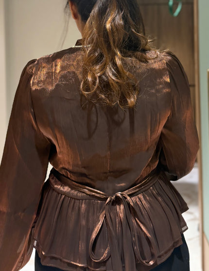 Satin Afterglow Top