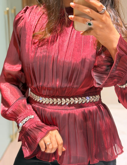 Eclipse Glam Cinch Top