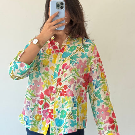 Summer Paper Linen Printed Shirts