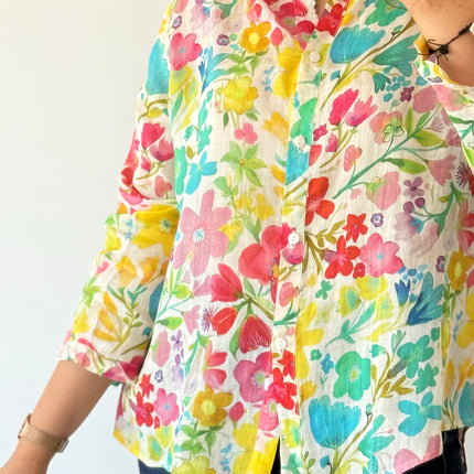 Summer Paper Linen Printed Shirts