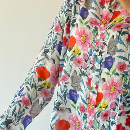 Summer Paper Linen Printed Shirts