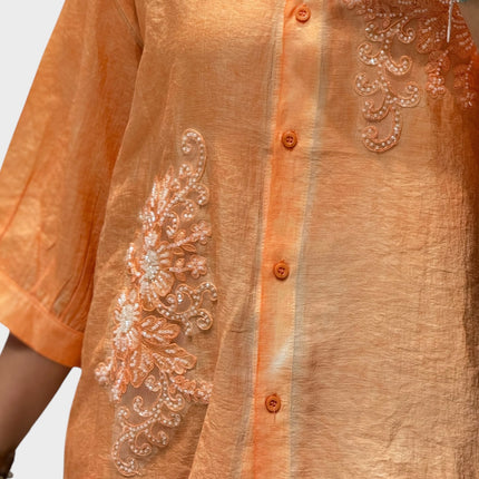 Soft Cotton Floral Panel Shirt