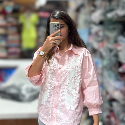 Cotton Embroidered Shirt