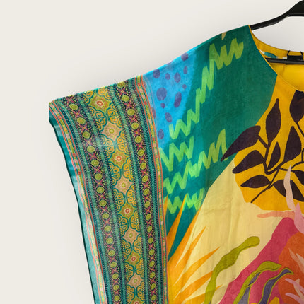 Abstract Multicolor Kaftan