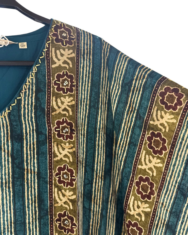 Luxe Tribal Print Kaftan
