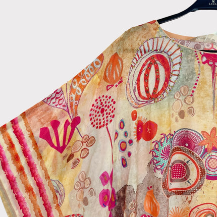 Peach Pink Bohemian Kaftan
