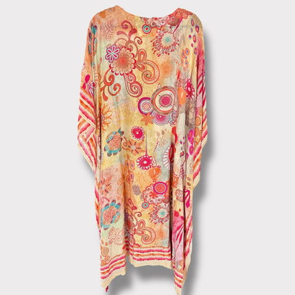Peach Pink Bohemian Kaftan