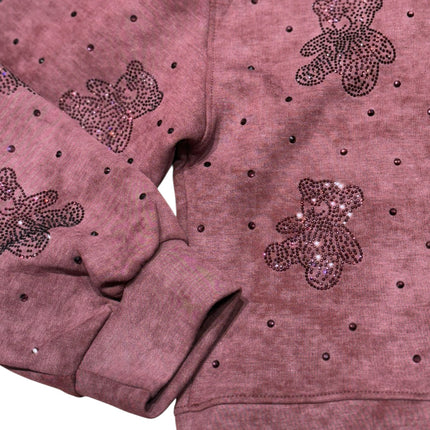 Stylish Teddy Motif Sweatshirt