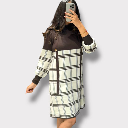 Classic Check Knit Dress