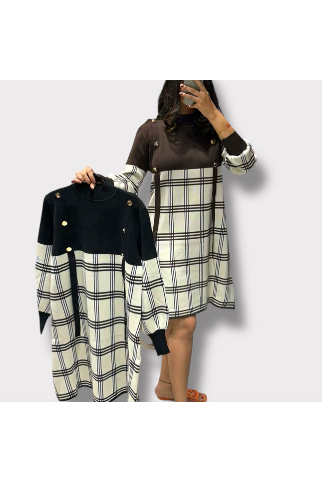 Classic Check Knit Dress