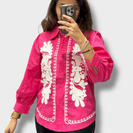 Cotton Embroidered Shirt