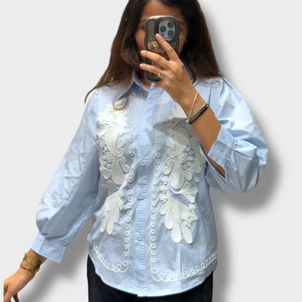 Cotton Embroidered Shirt