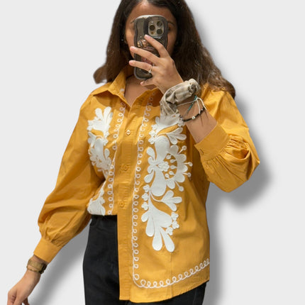 Cotton Embroidered Shirt