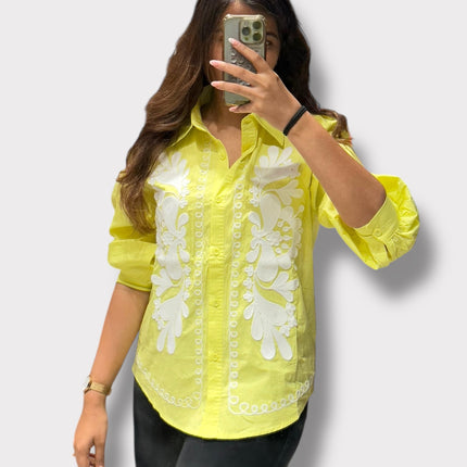 Cotton Embroidered Shirt