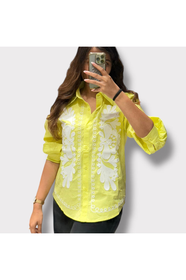 Cotton Embroidered Shirt