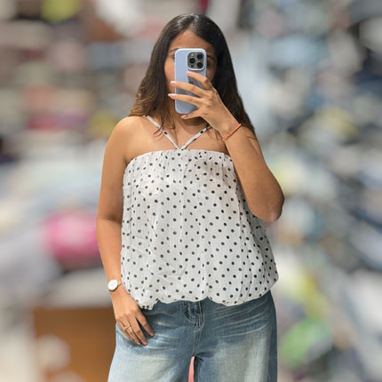 Polka Dot Halter Top