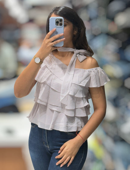 Off-Shoulder Ruffle Top