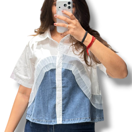 Denim Wave Shirt