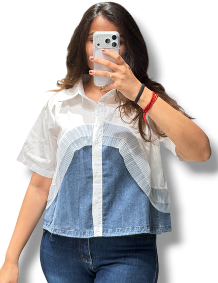 Denim Wave Shirt