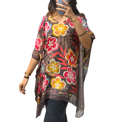 Floral Print Kaftan