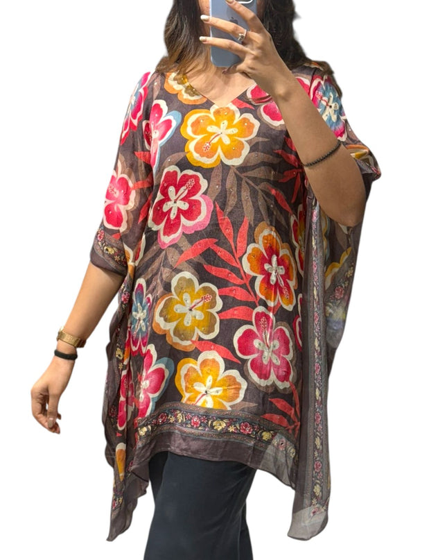 Floral Print Kaftan