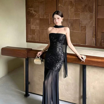 Celeste Sequin Maxi Dress