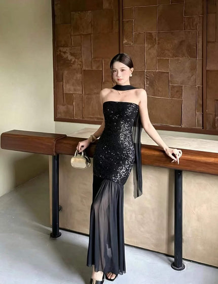 Celeste Sequin Maxi Dress